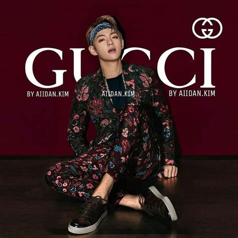 gucci invites kim taehyung|bts Gucci outfits.